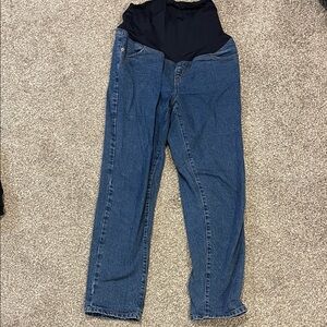 Isabel Maternity by Ingrid & Isabel Dark Blue Straight Leg Pants